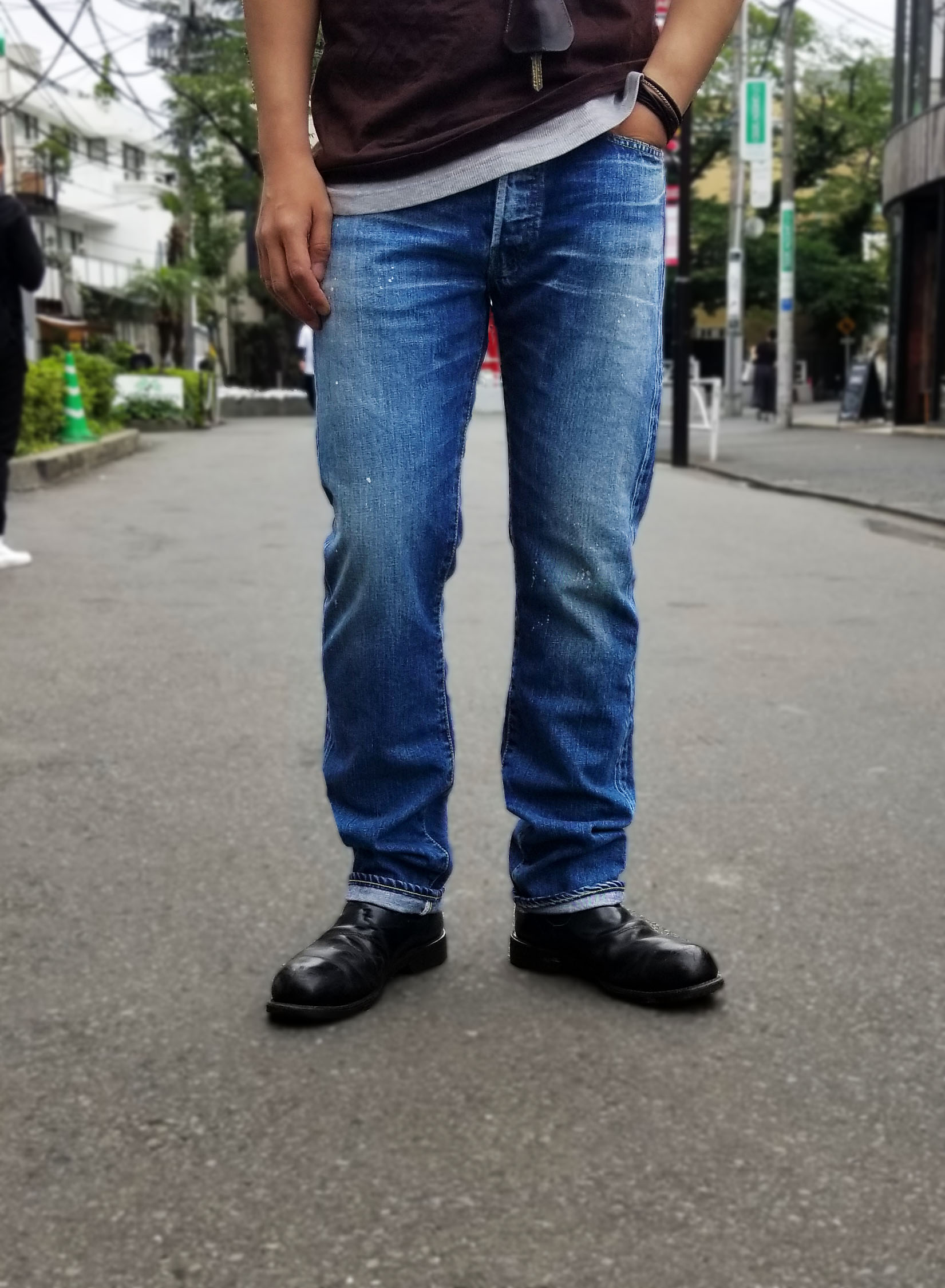 フルカウント 1887 カツラギ カラーデニム 1101XX Straight Denim Heavy Oz(Non Wash) – fullcountjp