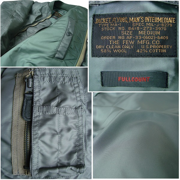 OUTER ＞ 2716 ＞ MA-1 TIGHT FIT SIZE:M