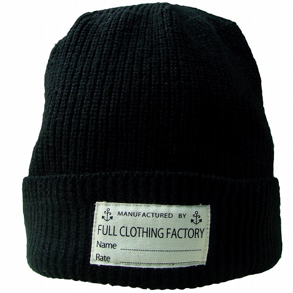ACCESARY ＞ 6705 ＞ NAVAL CLOTHING KNIT CAP BLACK SIZE:FREE